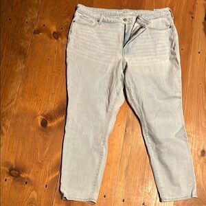 Old Navy Blue Ankle Cropped Jeans